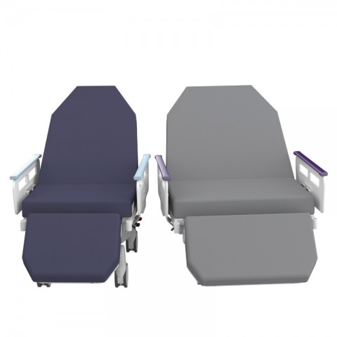 <h5 class="lightbox-heading">Large top design</h5>The Barituff has a 200mm wider x 140mm deeper seat than the standard Recline.<div class="d-none d-lg-block">The seat size is increased to 850mm wide x 600mm deep, easily accommodating larger patients. Use our range of colour coding choices if required to assist in quick identification.</div>