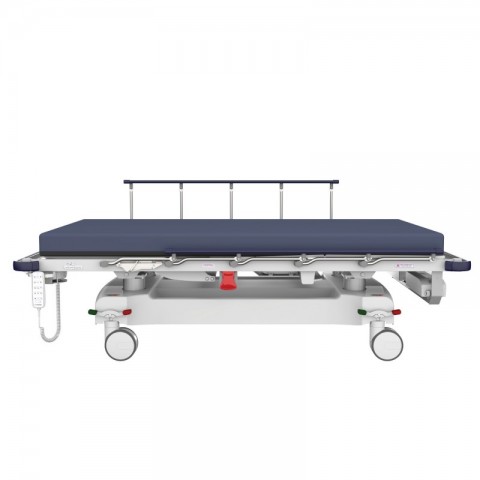 <h5 class="lightbox-heading">Ultra-low height</h5>Easier for patients to get on and off.<div class="d-none d-lg-block">The 470mm low platform height of this table takes away the requirement to use step stools or unnecessary heavy lifting. Sit and position your patient comfortably and then raise them to the desired work height with the touch of a button.</div>
