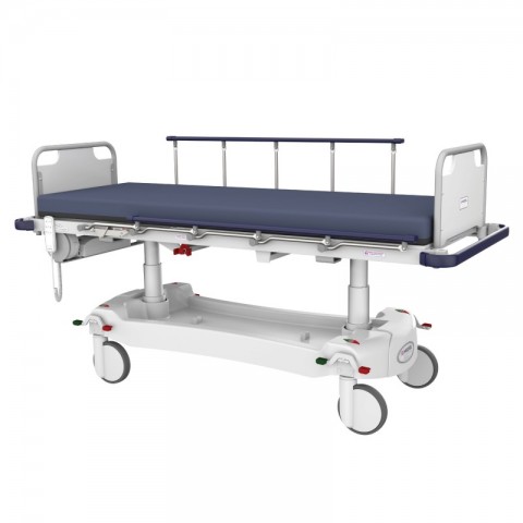 <h5 class="lightbox-heading">Both ends</h5>With the optional head end accessory sockets, rails can be used at both ends of the stretcher top<div class="d-none d-lg-block">Add 16 riser dropsides to provide a secure enclosure</div>
